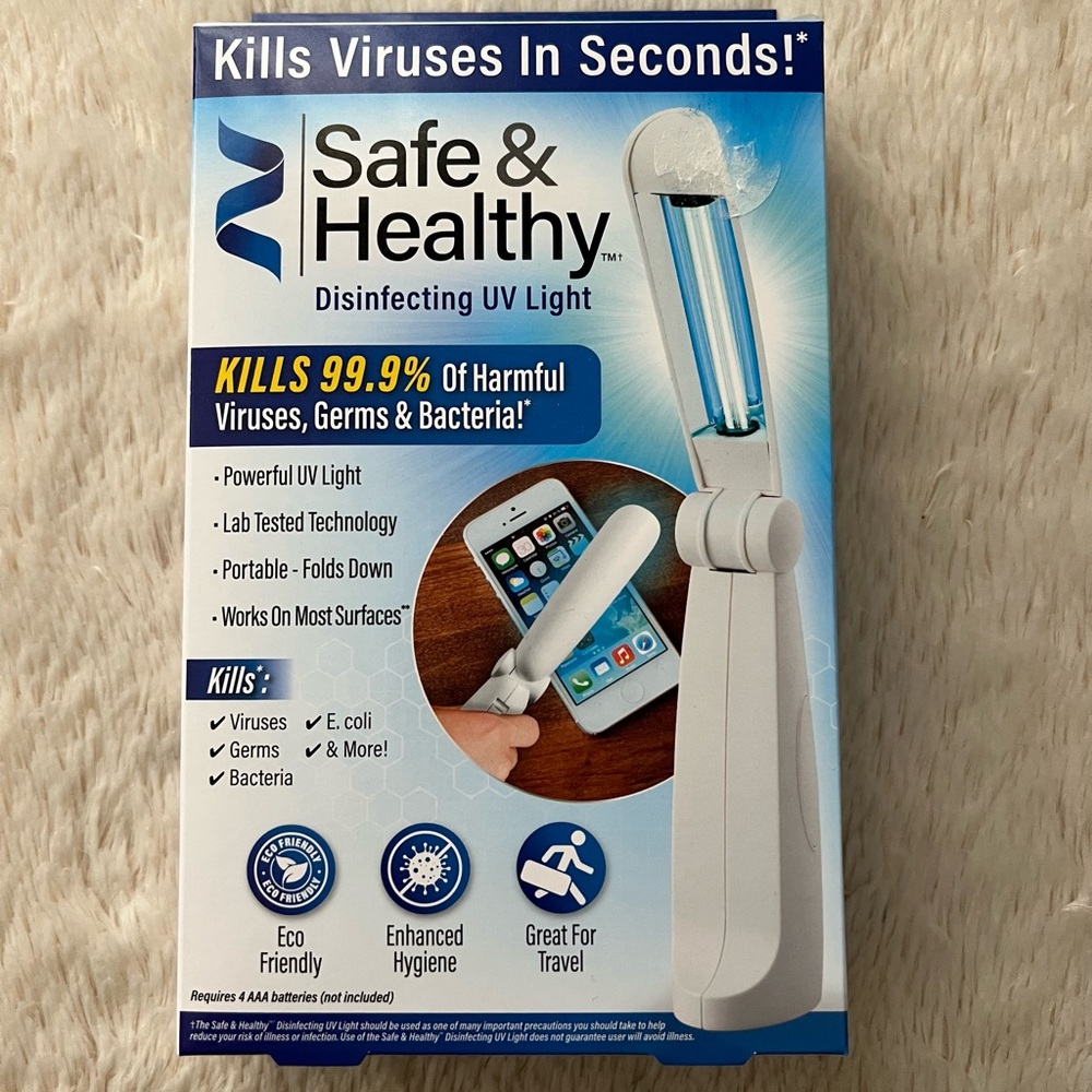 SAFE & HEALTHY DISINFECTING UV LIGHT